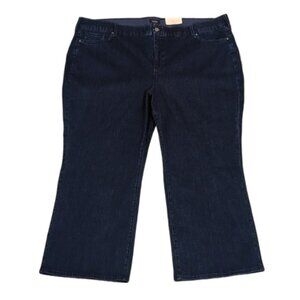 NYDJ Relaxed Flare Ankle Jeans Lift Tuck Slimming Technology Waist Match Genesis